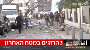 VIDEO: Footage shows debris caused by Iran missile attack