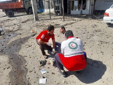 İran'da Kızılay ekibi Siyonistlerin saldırısına uğradı