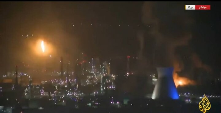 فیلم های آخرالزمانی از حملات موشکی اخیر ایران به دشمن صهیونیست