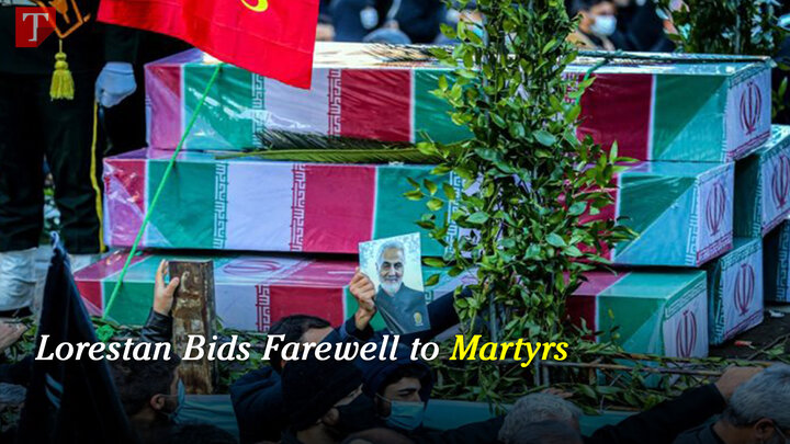 Lorestan bids farewell to martyrs