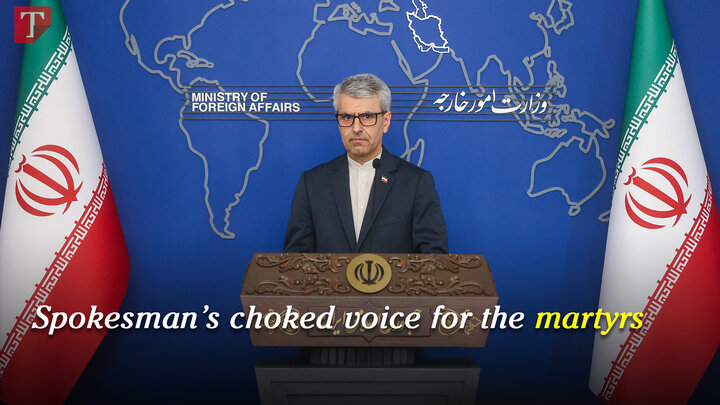 Spokesman's choked voice for the martyrs