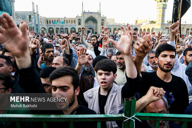 تشییع 8 شهید مراکز نظامی در شهر مقدس قم