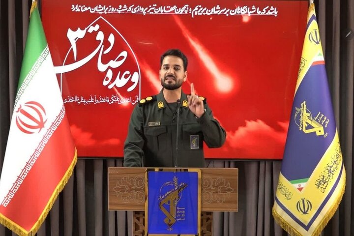 سرهنگ پاسدار ایمان تاجیک سخنگوی عملیات وعده صادق 3 شد