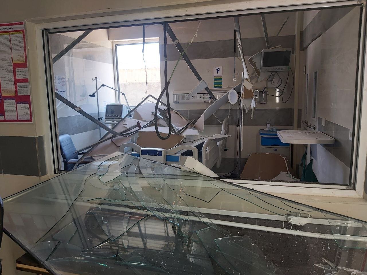 تعرض صهیونیست ها به بیمارستان فارابی کرمانشاه