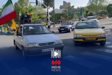 راهپیمایی خودرویی در حمایت از رسانه ملی