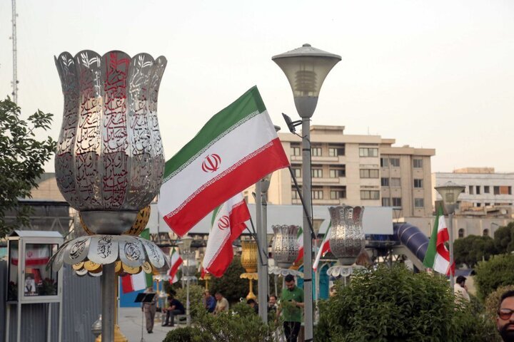 میدان هفتتیر صحنه ادای احترام تهرانیها به شهدای حملات رژیم صهیونیستی