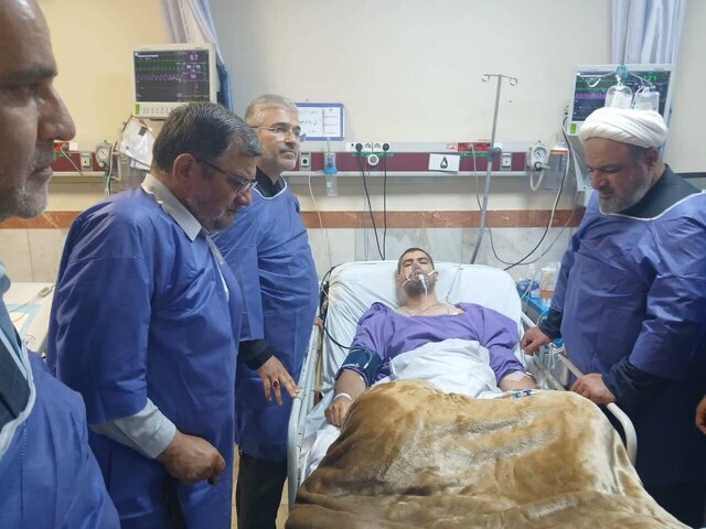 عیادت اعضای مجمع نمایندگان تهران از مجروحان حمله رژیم صهیونیستی