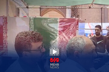 پیکر شهید رجب پور به خاک سپرده شد