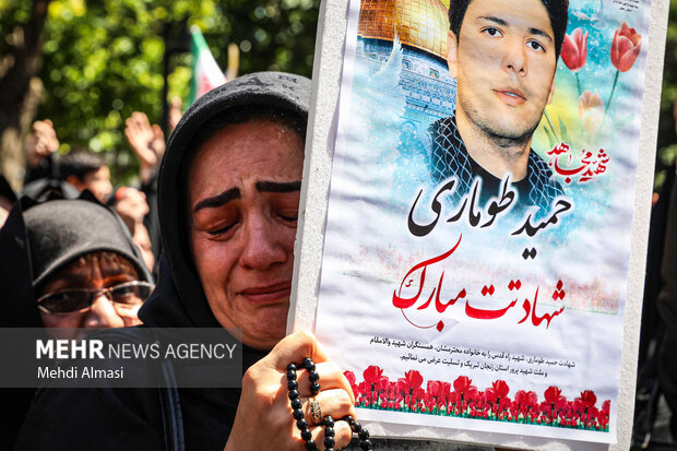 تشییع شهدای سرافراز استان زنجان