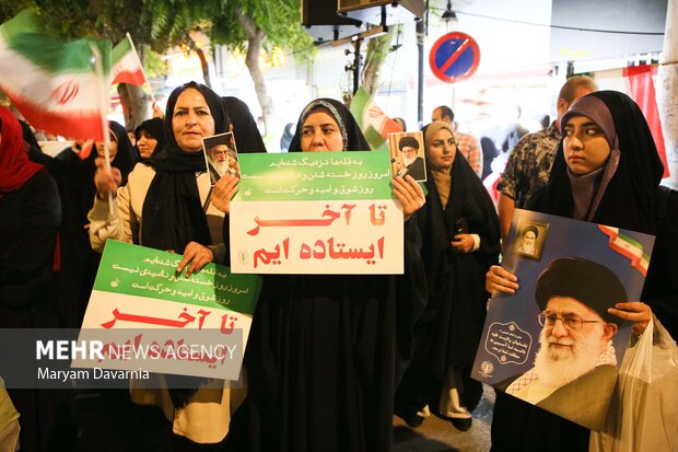 اجتماع مردمی در حمایت از رهبری در بجنورد
