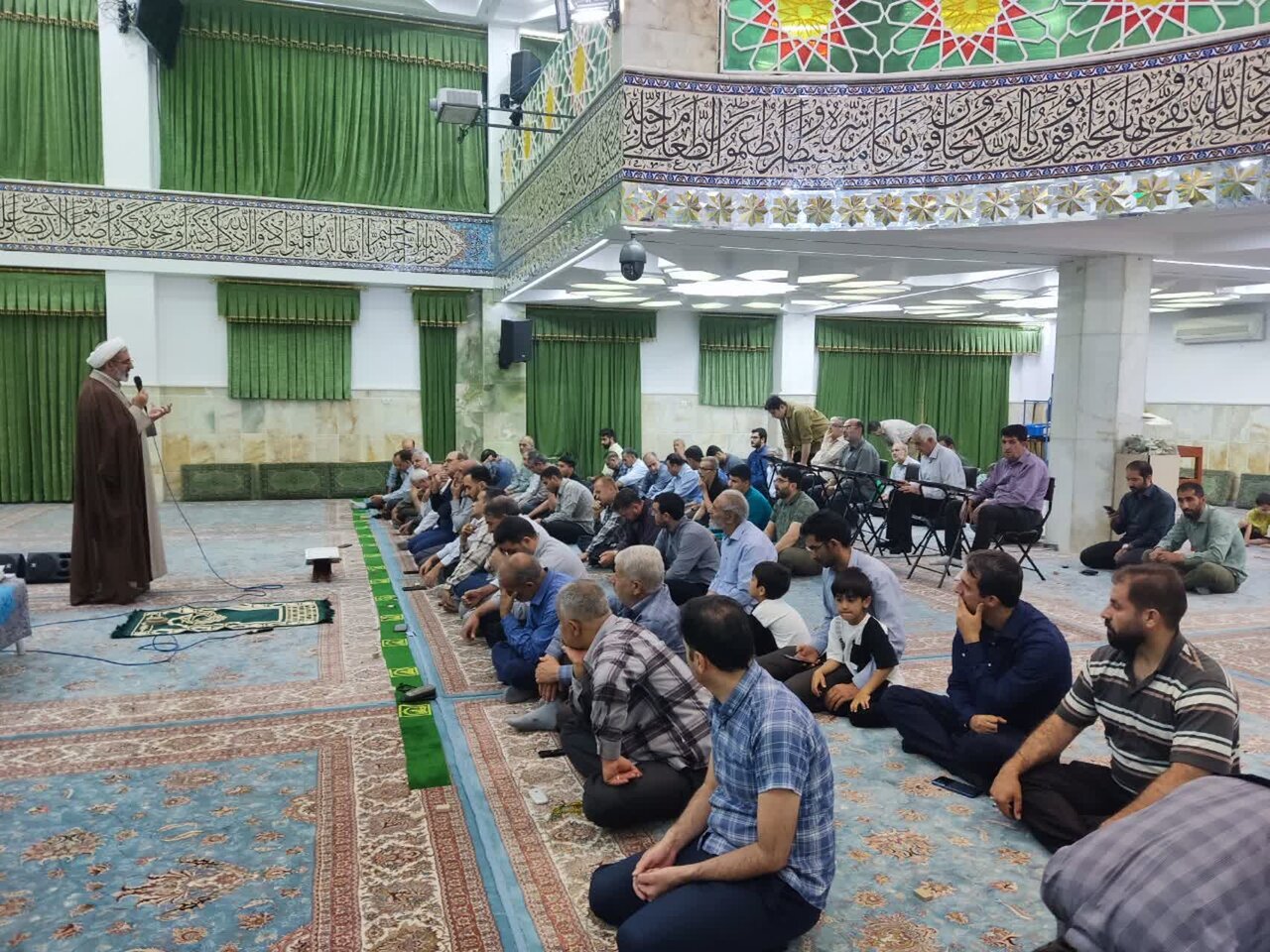 قرائت سوره فتح و دعای توسل در مهدیه سنندج