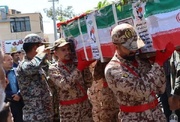 تشییع پیکر مطهر ۳ نفر از شهدای شهرستان خمین