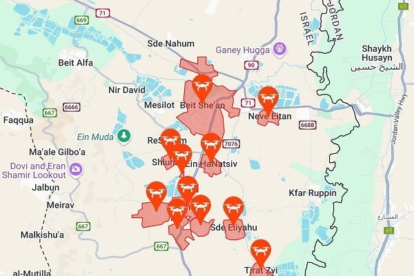 به صدا در آمدن  آژیر هشدار در شمال فلسطین اشغالی 