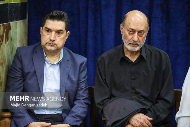 مراسم وداع با پیکر شهید «اکبر مطلبی‌زاده» در یزد