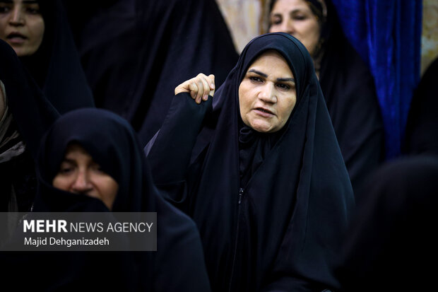 مراسم وداع با پیکر شهید «اکبر مطلبی‌زاده» در یزد