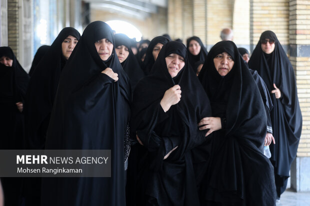 تشییع و تدفین پیکر شهدای حملات رژیم صهیونیستی در تهران