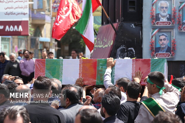 تشییع شهید پوریا سیفی