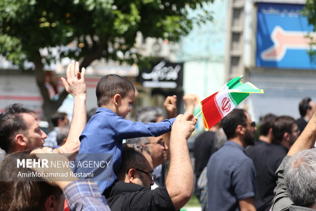 تشییع شهید پوریا سیفی