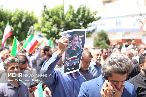 تشییع شهید پوریا سیفی