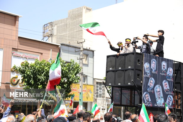 تشییع شهید پوریا سیفی