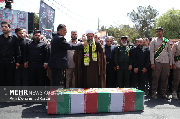 تشییع شهید پوریا سیفی