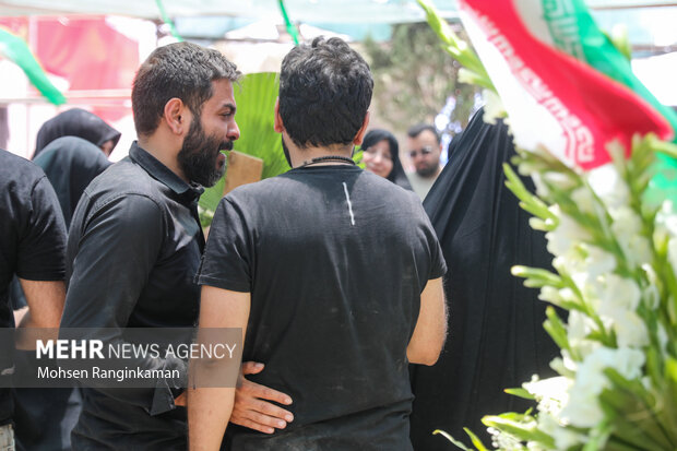 Funeral of martyrs of Israeli attacks in Tehran
