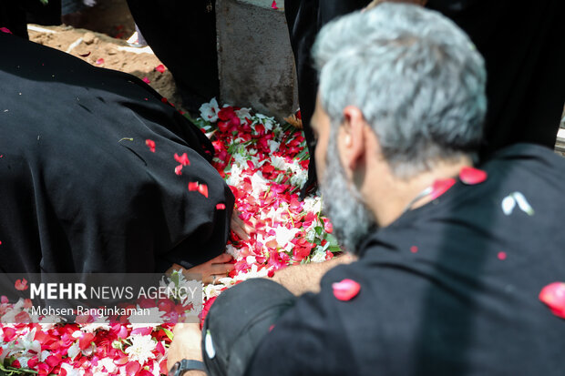 Funeral of martyrs of Israeli attacks in Tehran
