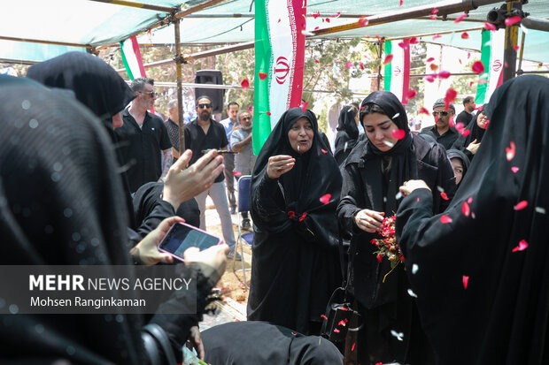 Funeral of martyrs of Israeli attacks in Tehran
