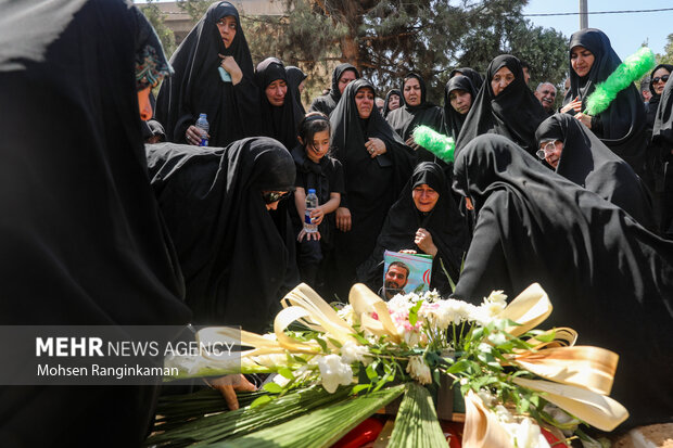 Funeral of martyrs of Israeli attacks in Tehran
