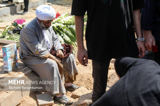 Funeral of martyrs of Israeli attacks in Tehran
