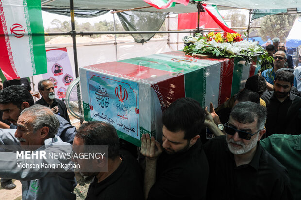 Funeral of martyrs of Israeli attacks in Tehran
