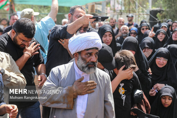 Funeral of martyrs of Israeli attacks in Tehran
