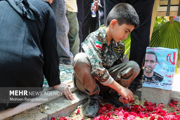 Funeral of martyrs of Israeli attacks in Tehran
