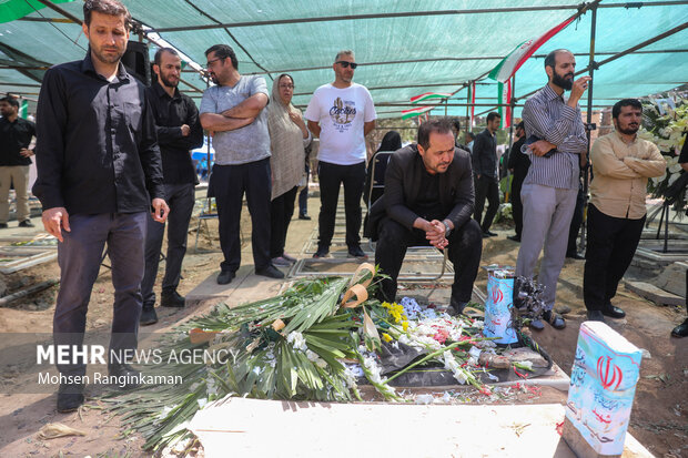 Funeral of martyrs of Israeli attacks in Tehran
