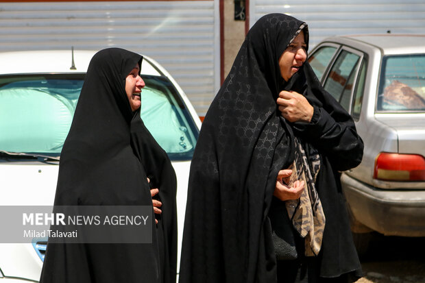 تشییع پیکر شهید «مصطفی شیرین‌پور» در فومن