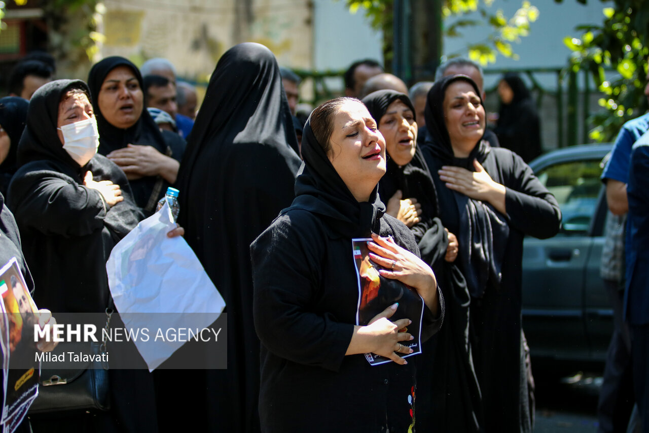 تشییع پیکر شهید «مصطفی شیرین‌پور» در فومن