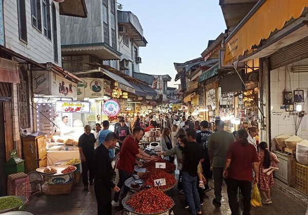 زندگی در بازار رشت جریان دارد