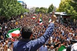 راهپیمایی «جمعه خشم و نصر» در زنجان