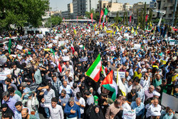 مسيرات "جمعة النصر" و"جمعة الغضب" في جمیع انحاء ايران