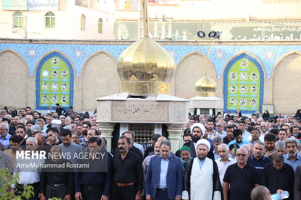 تشییع شهید معزی در پیشوا