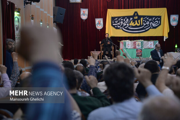 تشییع پیکر شهید راه وطن «مجید وفایی» در شاهرود