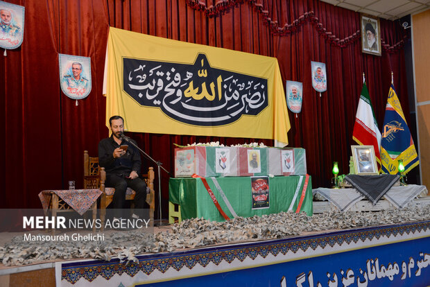 تشییع پیکر شهید راه وطن «مجید وفایی» در شاهرود