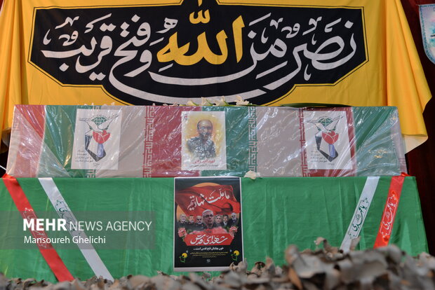 تشییع پیکر شهید راه وطن «مجید وفایی» در شاهرود