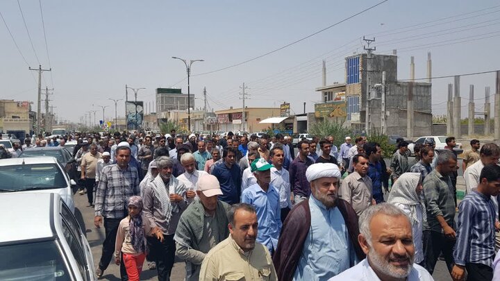 راهپیمایی گسترده جمعه خشم و نصر در توکهور و هشتبندی