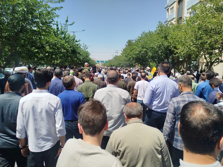برگزاری راهپیمایی جمعه نصر و خشم در بجنورد