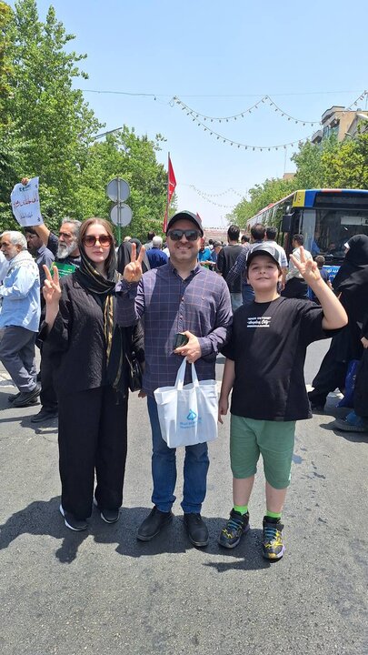 اسرائیل مخالف ریلی " تہران عزت و سربلندی کے فلک شگاف نعروں سے گونج اٹھا