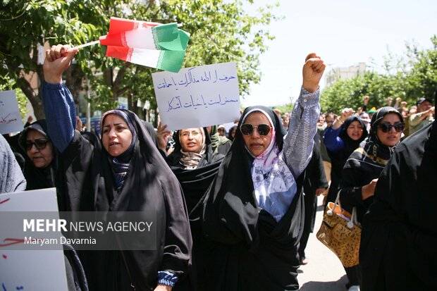 راهپیمایی «جمعه خشم و نصر» در بجنورد