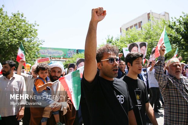 راهپیمایی «جمعه خشم و نصر» در بجنورد