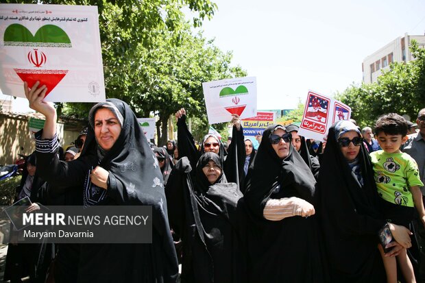 راهپیمایی «جمعه خشم و نصر» در بجنورد