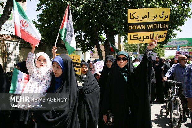 راهپیمایی «جمعه خشم و نصر» در بجنورد